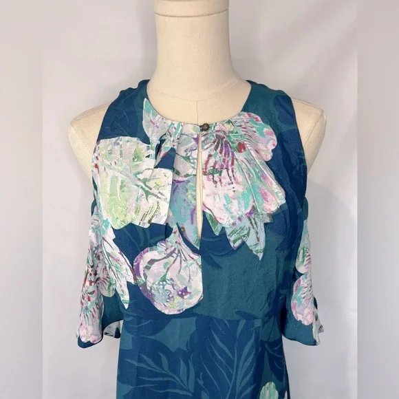 ANTHROPOLOGIE MAEVE NWT Elia Cold Shoulder Dress - Picture 4 of 10